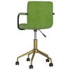 vidaXL Cadeiras de jantar girat&oacute;rias 2 pcs veludo verde-claro