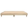 vidaXL Estrutura de cama 135x190 cm derivados madeira carvalho sonoma