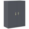 vidaXL Arm&aacute;rio de arruma&ccedil;&atilde;o Antracite 80 x 40 x 105 cm A&ccedil;o