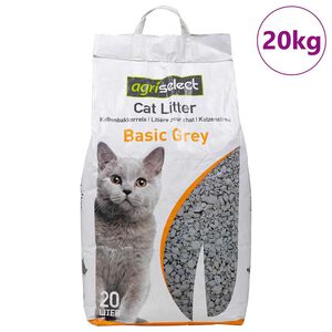 vidaXL Areia para Gato com Fragr&acirc;ncia de P&oacute; para Beb&eacute; Bentonite 20L