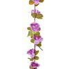 vidaXL Grinaldas de flores de Natal 6 pcs 250 cm roxo claro