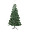 vidaXL &Aacute;rvore de Natal com 150 LEDs com suporte Verde 120 cm PVC