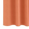 vidaXL Cortinas Blackout com Argolas 2 pcs Terracota 245 x 140 cm