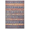 vidaXL Tapete 160x230 cm PP azul e laranja