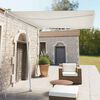 vidaXL Toldo retr&aacute;til manual independente 300x250 cm cor creme