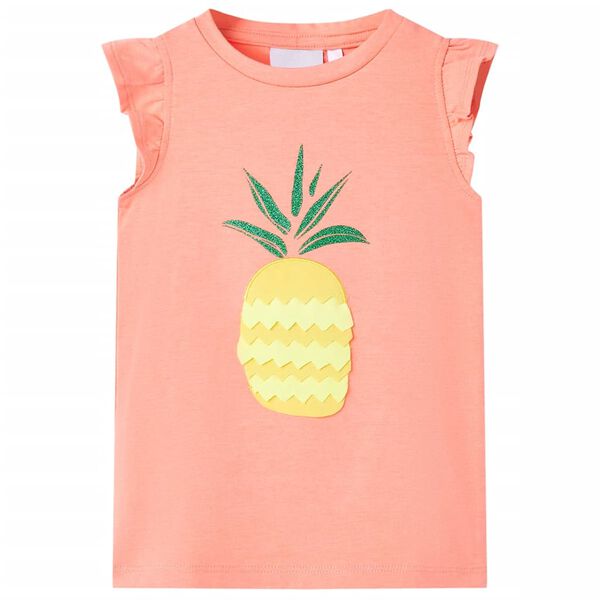 T-shirt infantil coral n&eacute;on 92
