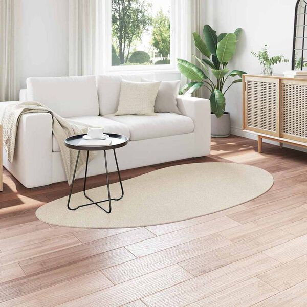 vidaXL Tapetes de &aacute;rea HUARTE Bege 100 x 200 cm Poli&eacute;ster