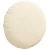 vidaXL Almofadas de Assento 2 pcs Creme Ø 30 cm