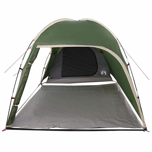 vidaXL Barraca Verde 370 x 230 x 185 cm Poliéster e Fibra de Vidro