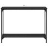 vidaXL Aparador Carvalho preto 101 x 30.5 x 75 cm Madeira processada
