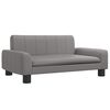 vidaXL Cama para c&atilde;es 70x45x30 cm couro artificial cinzento