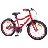 vidaXL Bicicleta Infantil 20 Polegadas para 6-11 Anos Vermelho
