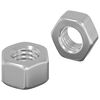 vidaXL Nozes Hexagonais de C&uacute;pula 2 pcs Prateado m8 Metal