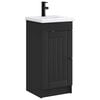 vidaXL Gabinete de banheiro com pia Preto 42 x 40 x 84,5 cm