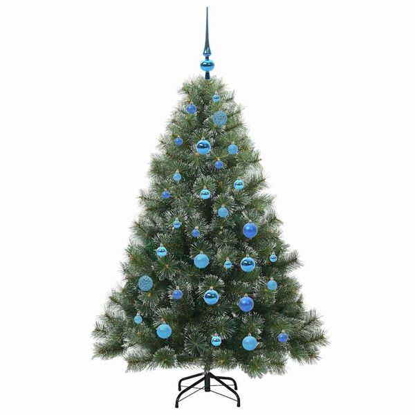 vidaXL &Aacute;rvore de Natal Artificial com 150 LEDs Verde 150 cm PE e PVC