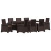 vidaXL Conjunto de Jantar para Jardim 9 unid. PP