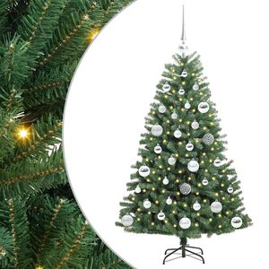 vidaXL &Aacute;rvore de Natal Articulada Artificial Verde 120 cm PVC e Metal