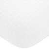 vidaXL Travesseiro para Dormir Liso Branco 60 x 40 x 10 cm