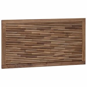 vidaXL Cabeceira Natural 100 cm Madeira de Teca S&oacute;lida