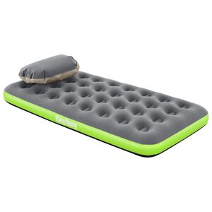 Bestway Colch&atilde;o Infl&aacute;vel 1 pessoa 188 x 99 x 22 cm Cinza e Verde