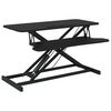 vidaXL Mesa trabalho ajust&aacute;vel 90x40x(13-50) cm a&ccedil;o/derivados madeira