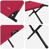 vidaXL Cama de Camping Dobr&aacute;vel Manual 2 pcs Vermelho 193 x 69 x 45 cm