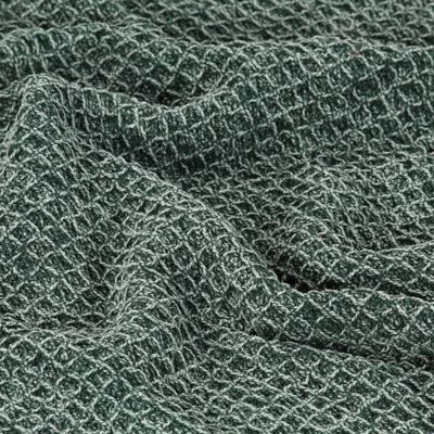 vidaXL Manta em algodão 125x150 cm verde escuro
