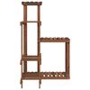 vidaXL Suporte de plantas 62,5x61,5x101,5 cm madeira de abeto maciça