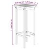 vidaXL Conjunto de bar para jardim 3 pcs madeira de ac&aacute;cia maci&ccedil;a