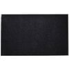 vidaXL Tapete de porta preto 90 x 150 cm PVC