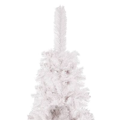 vidaXL Árvore de Natal fina 180 cm branco