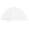 vidaXL Rede mosquiteira com portas malha 220 200x200x130 cm branco