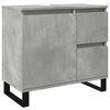 vidaXL Arm&aacute;rio lavat&oacute;rio WC 65x33x60cm deriv. madeira cinzento cimento