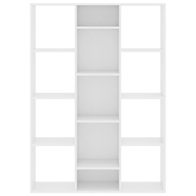 vidaXL Divisória/estante 100x24x140 cm contraplacado branco