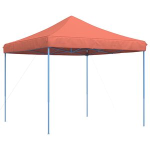 vidaXL Tenda para festas pop-up dobr&aacute;vel 292x292x315 cm terracotta