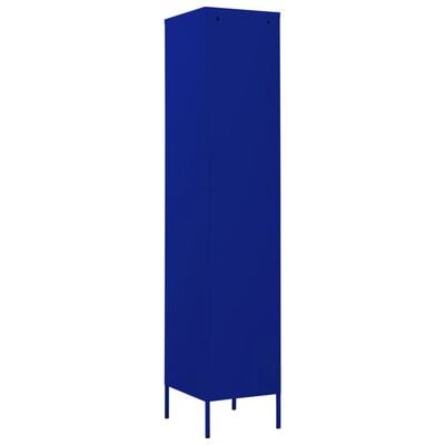 vidaXL Cacifo 35x46x180 cm aço azul-marinho