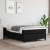 vidaXL Cama boxspring com colch&atilde;o 120x190 cm tecido preto