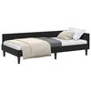 vidaXL Estrutura de Cama de Canto Preto 80 cm x 200 cm Veludo
