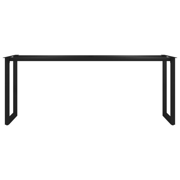 vidaXL Pernas para mesa de jantar estrutura em O 180x80x72 cm