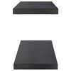 vidaXL Prateleiras de parede 2 pcs 75x23,5x3cm a&ccedil;o inoxid&aacute;vel prateado