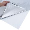 vidaXL Pel&iacute;cula solar efeito refletor est&aacute;tico 90x1000 cm PVC prateado