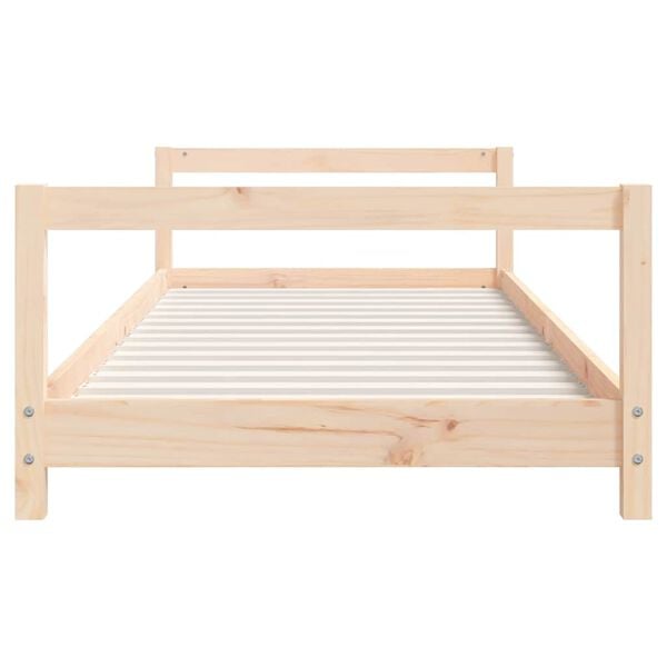 vidaXL Estrutura de cama infantil 80x200 cm madeira de pinho maci&ccedil;a