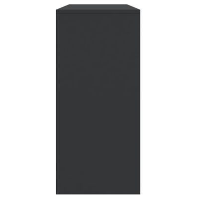 vidaXL Mesa consola 100x35x76,5 cm aglomerado preto