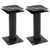 vidaXL 2 pcs pedestais para banco de barco girat&oacute;rios a 360&deg; a&ccedil;o