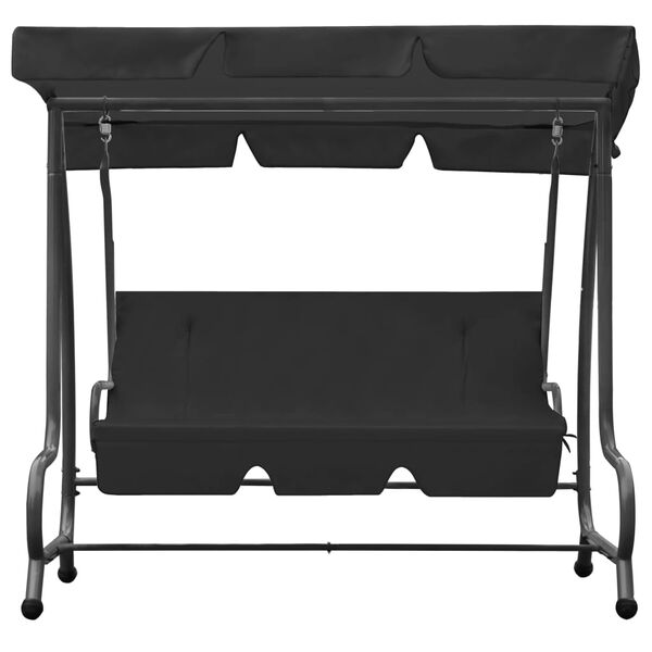 vidaXL Baloi&ccedil;o de jardim com toldo antracite