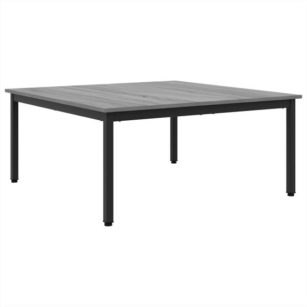 vidaXL Mesa de centro Cinza Sonoma 100 x 100 x 45 cm