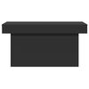 vidaXL Mesa de centro 100x55x40 cm derivados de madeira preto