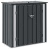 vidaXL Caixa de Armazenamento para Jardim Preto 101,5 x 57 x 100,5 cm