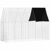 vidaXL Gaiola para Coelhos Prateado 300 x 100 x 210 cm A&ccedil;o Galvanizado