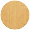 vidaXL Tampo de mesa &Oslash;50x1,5 cm bambu
